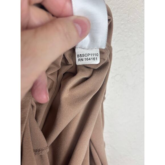 Bumpsuit Cloud Pant Maternity Lounge Pant Wide Leg Pull On Color: Oat Size M - Picture 11 of 14